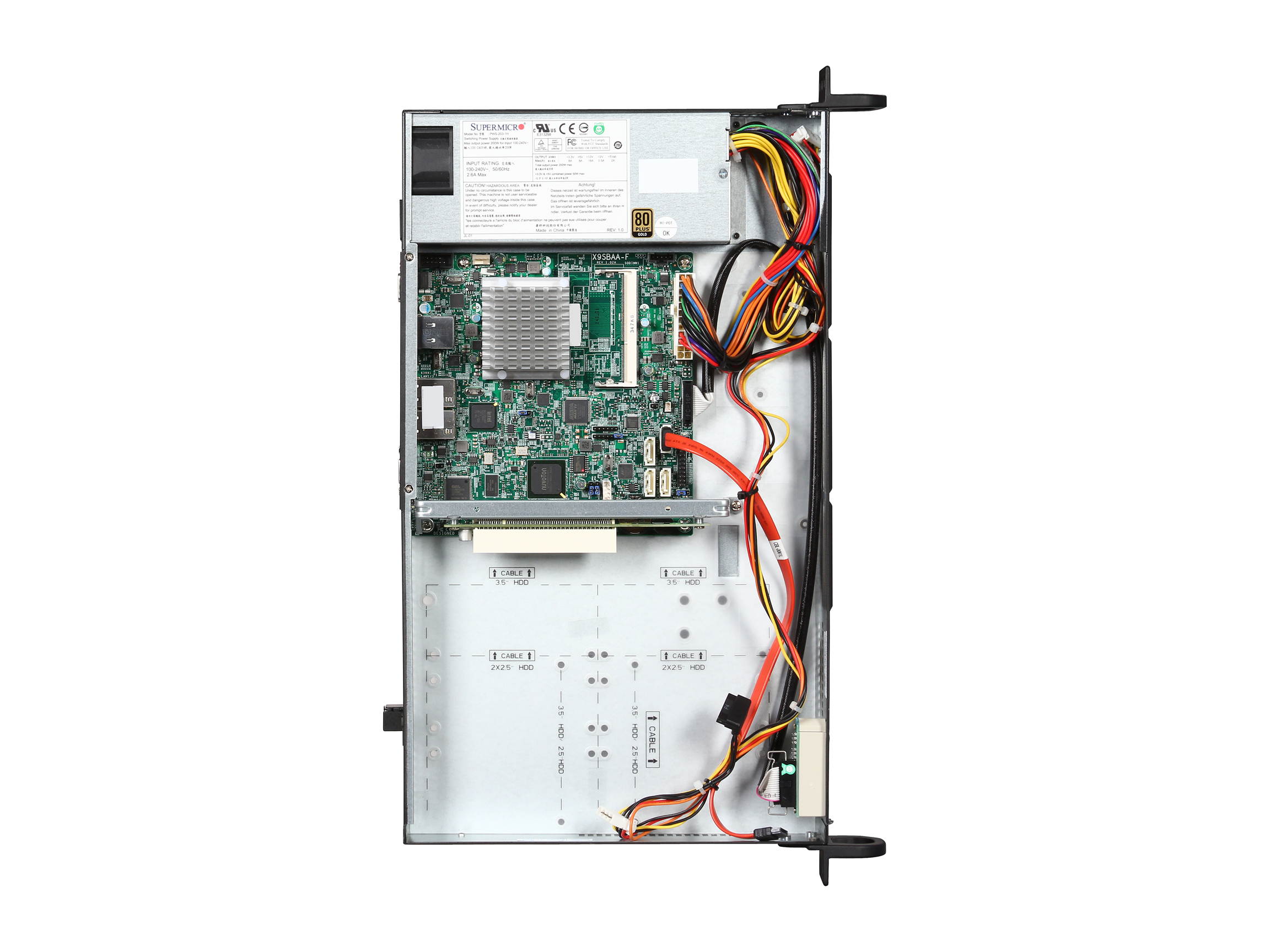 SUPERMICRO SuperServer SYS-5017A-EF 1U Rackmount Server Barebone