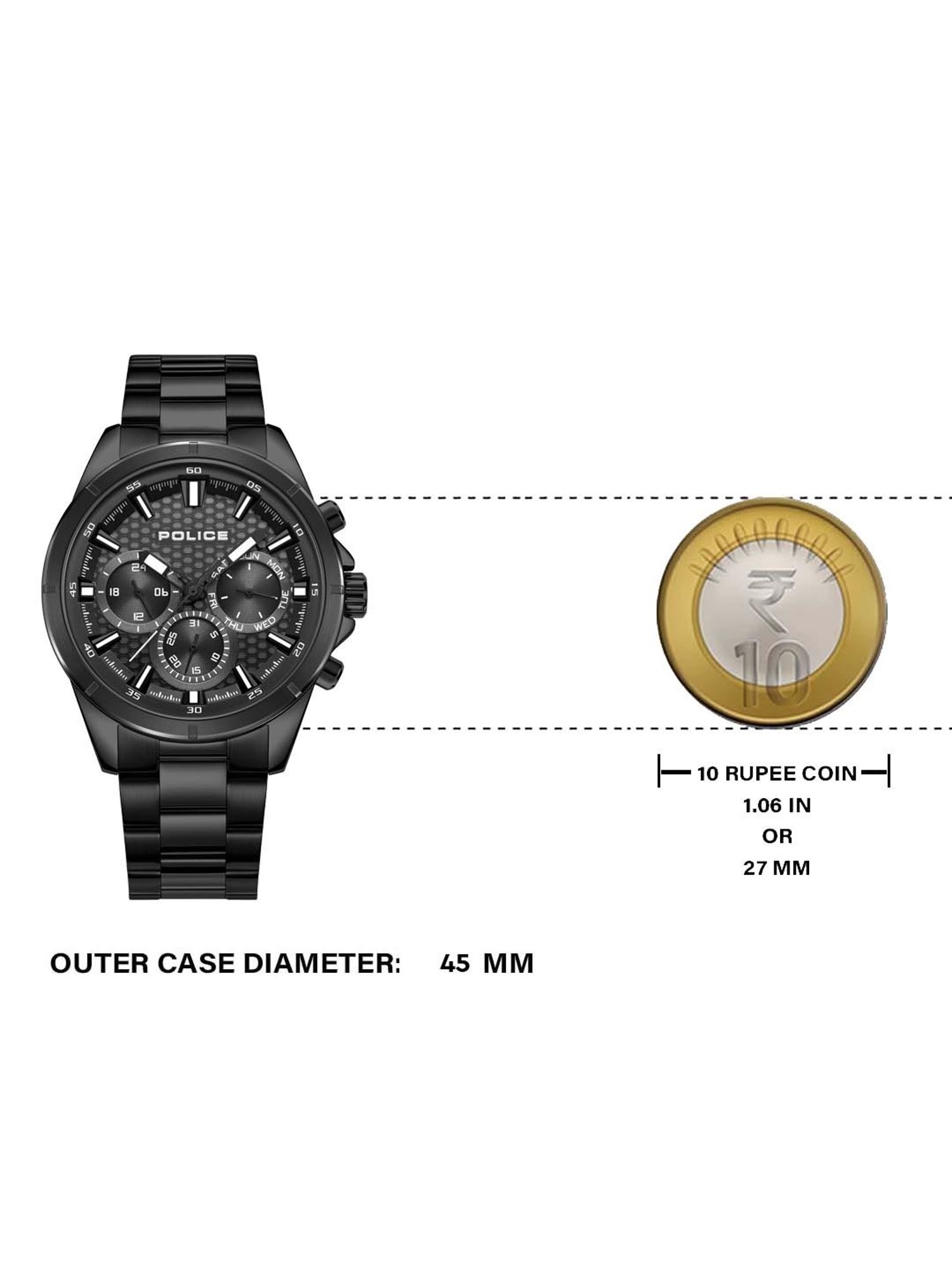 Police PLPEWGK2204107 SS24 Analog Watch for Men