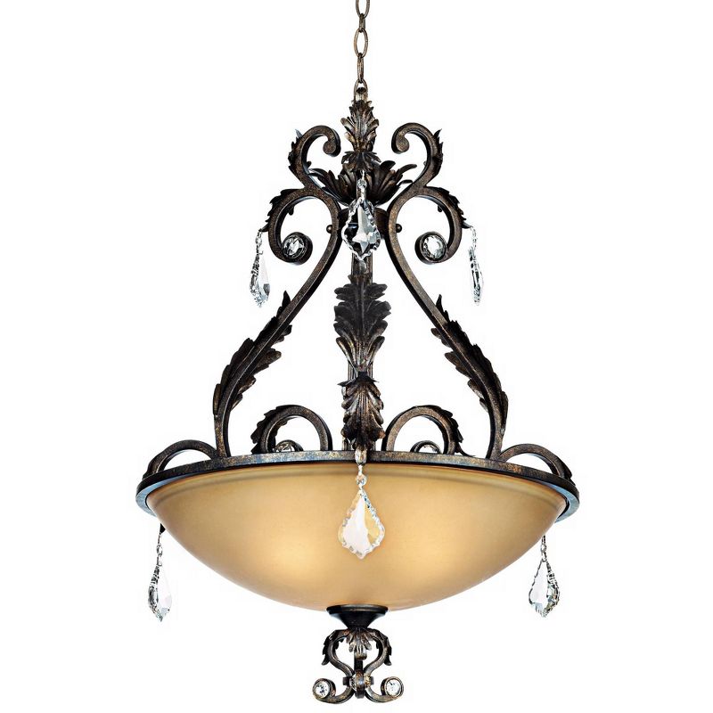Kathy Ireland Ramas de Luces Bronze Pendant Chandelier