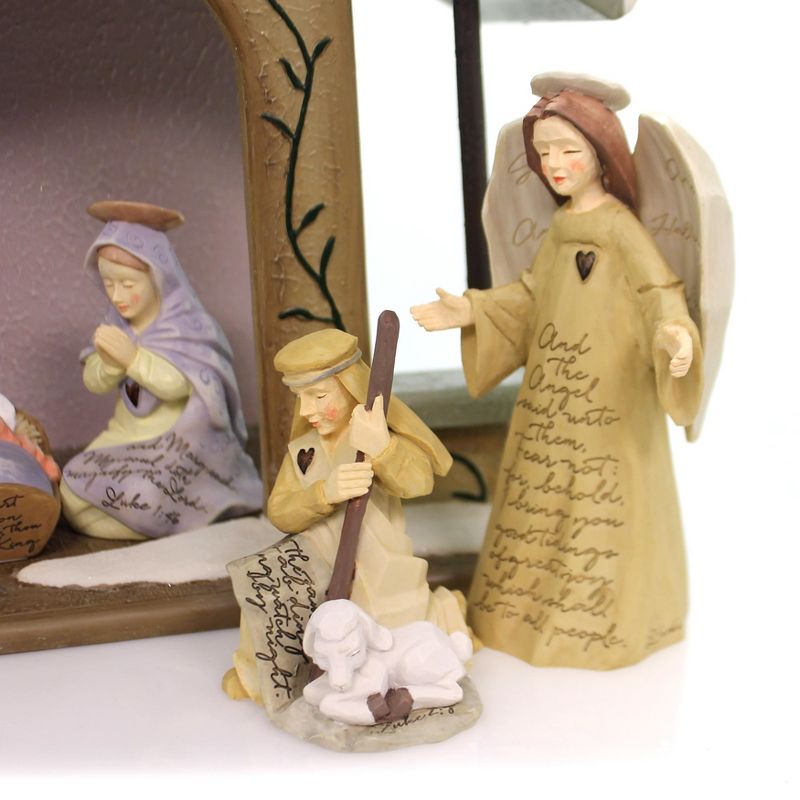 Foundations 11.25" Nativity 9 Piece Set Limited Edition  -  Decorative Figurines
