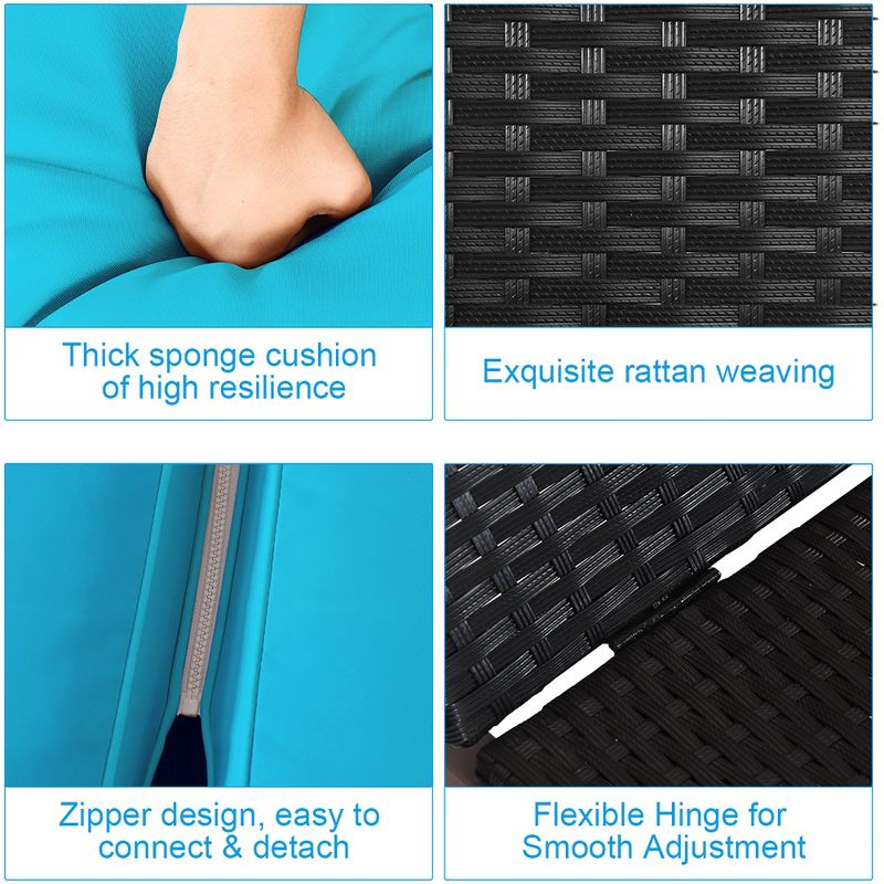 2pc Patio Chaise Lounge - Patio Festival