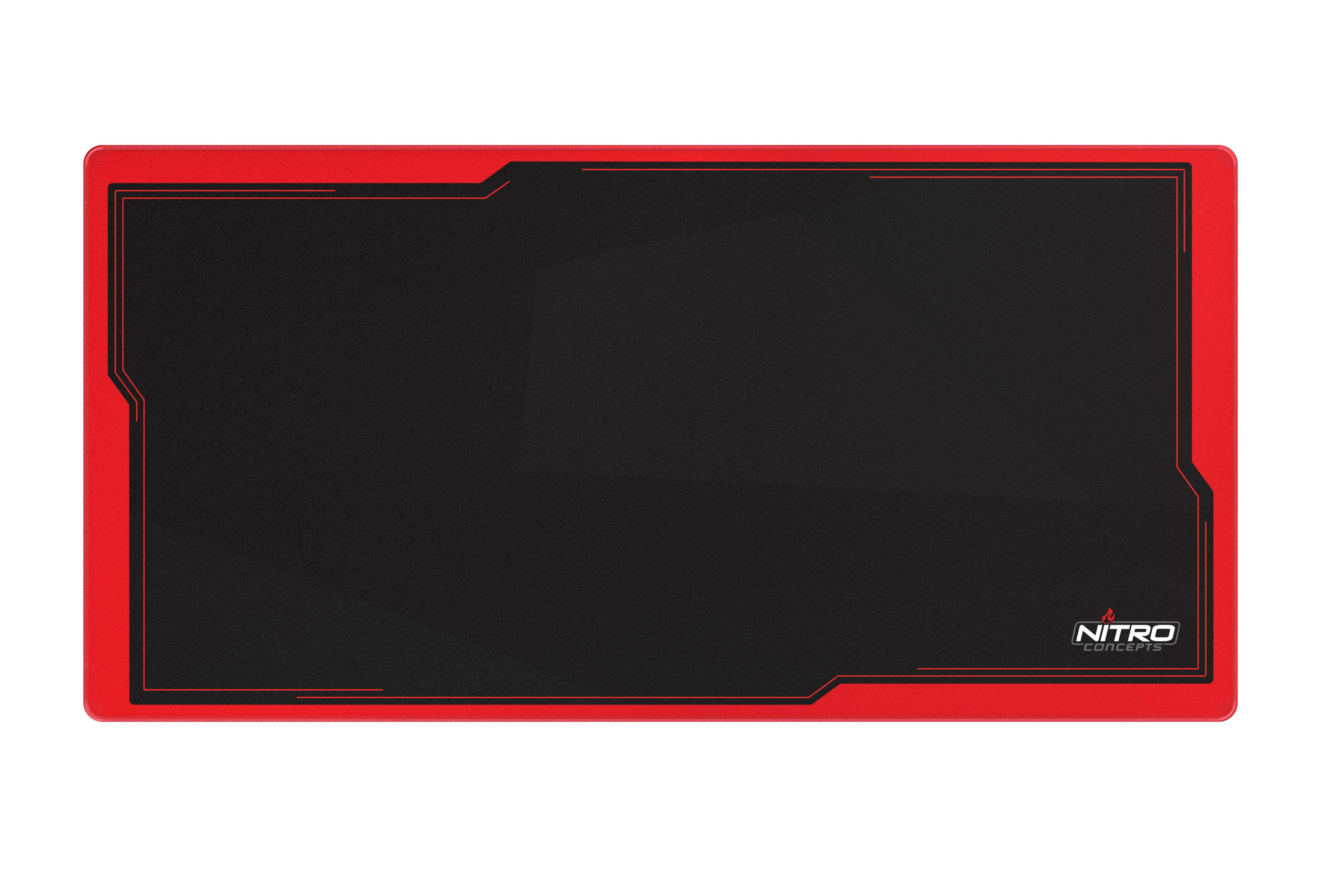 Nitro Concepts Deskmat DM12 &ndash; 1200 X 600 MM &ndash; Inferno Red