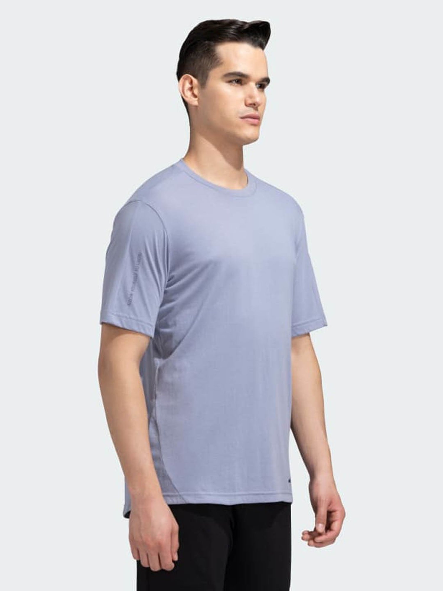 Adidas Purple Regular Fit Sports T-Shirt