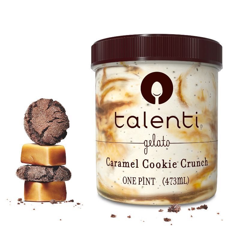 Talenti Caramel Cookie Crunch Gelato - 16oz