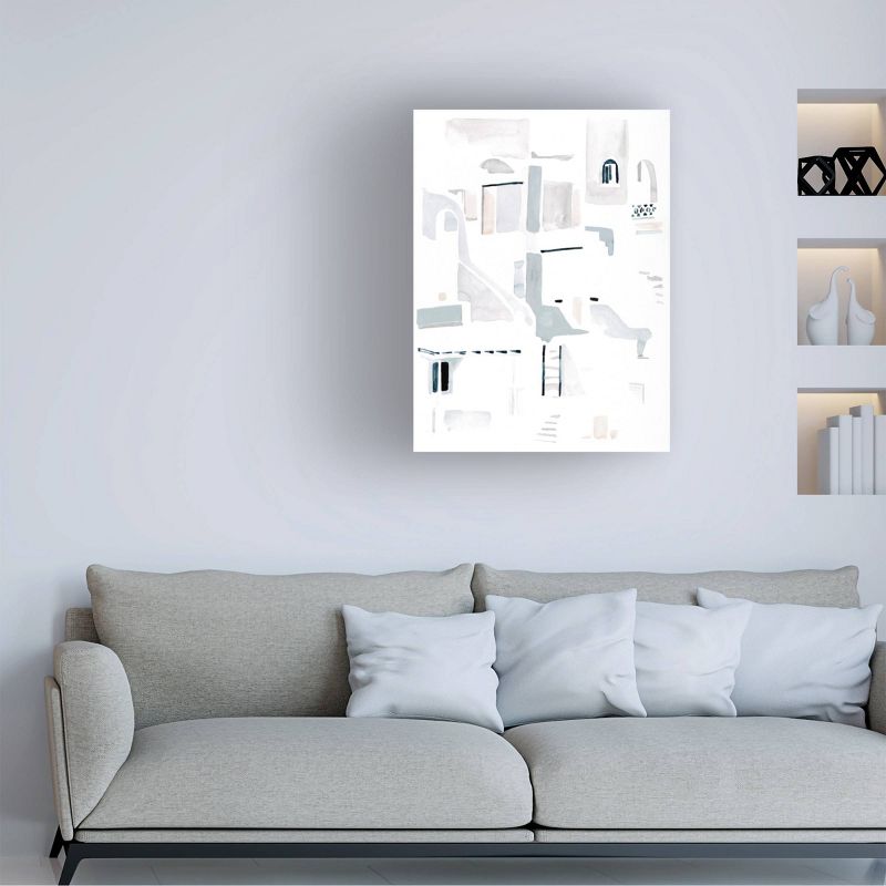 18" x 24" Jennifer Paxton Parker 'Ascending Neutrals I' Unframed Wall Canvas - Trademark Fine Art