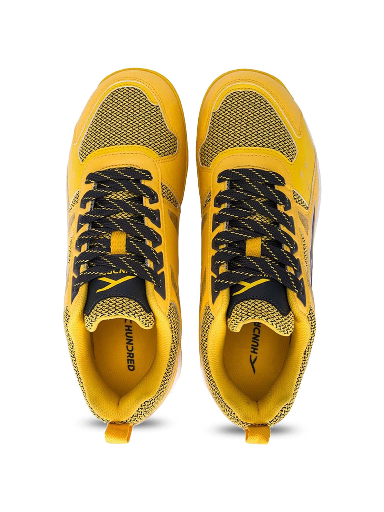 Hundred Men's Raze Yellow Indoor Court Shoes