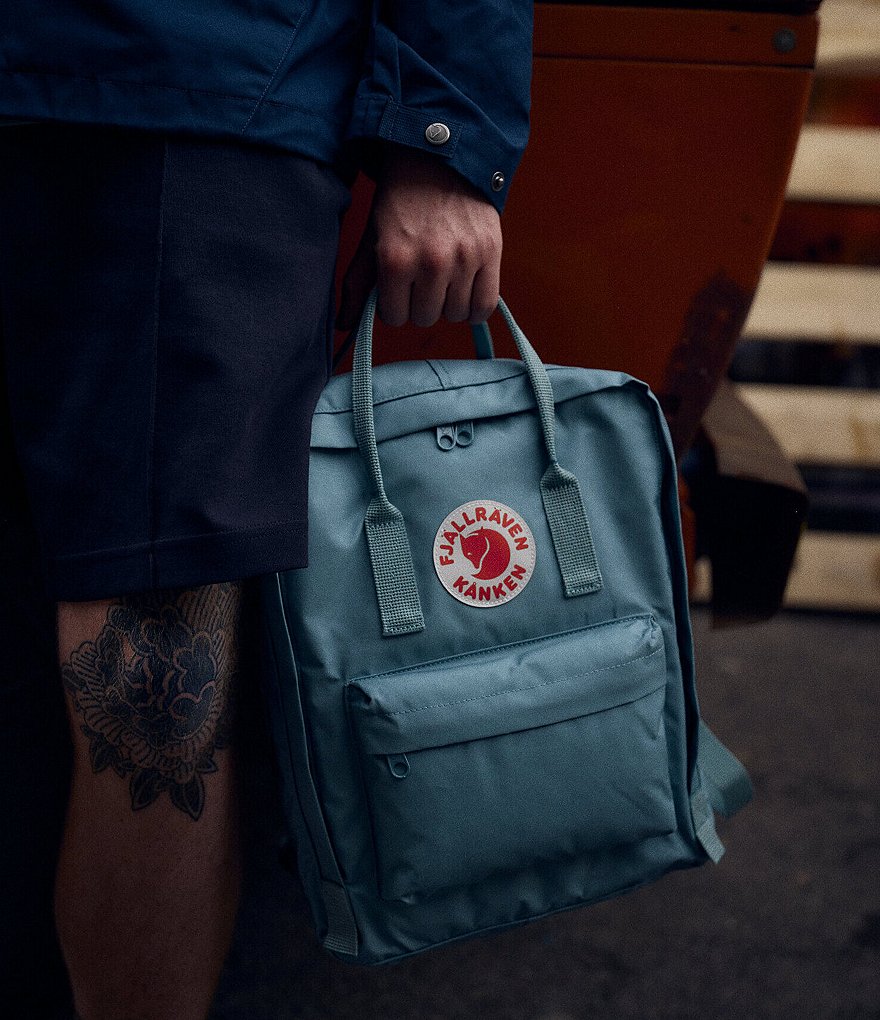 Fjallraven Kanken Water-Resistant Cotton Zipper Convertible Backpack