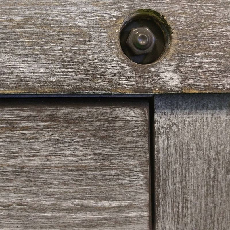 61" 4 Drawer Wooden Home Office Desk with Sled Leg Support Distressed Brown - The Urban Port