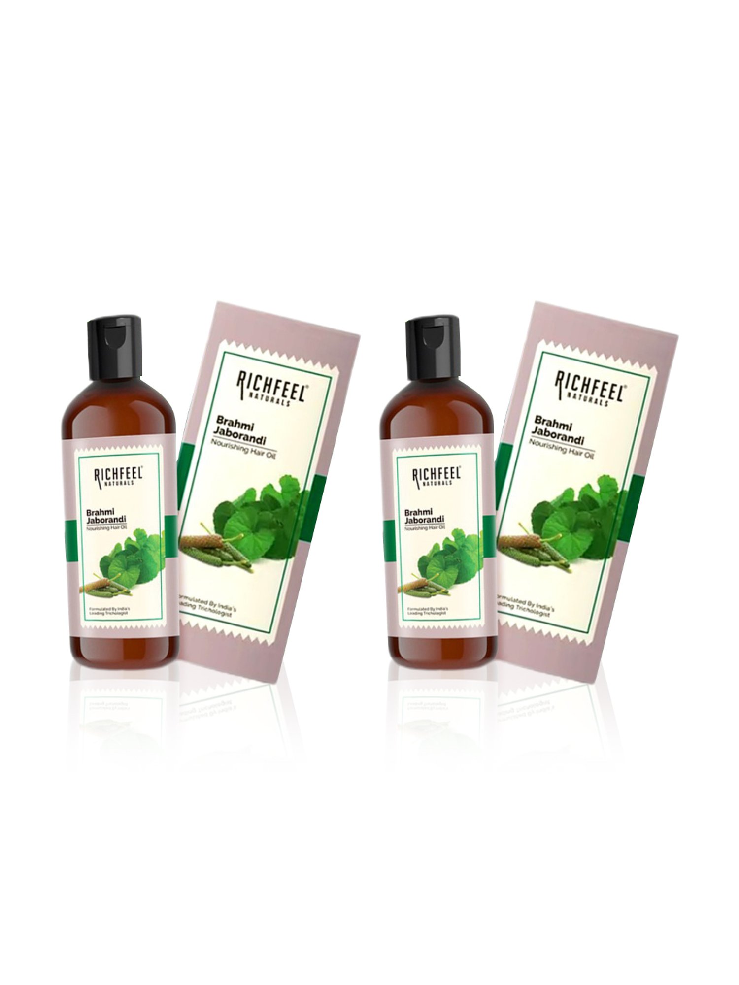 Richfeel Brahmi Jaborandi Nourishing Hair Oil - Pack of 2
