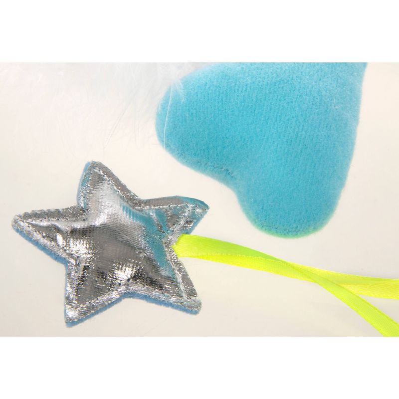 SmartyKat Twinkle Time Cloud & Star Electronic Light Up Plush Cat Toy - 2pk
