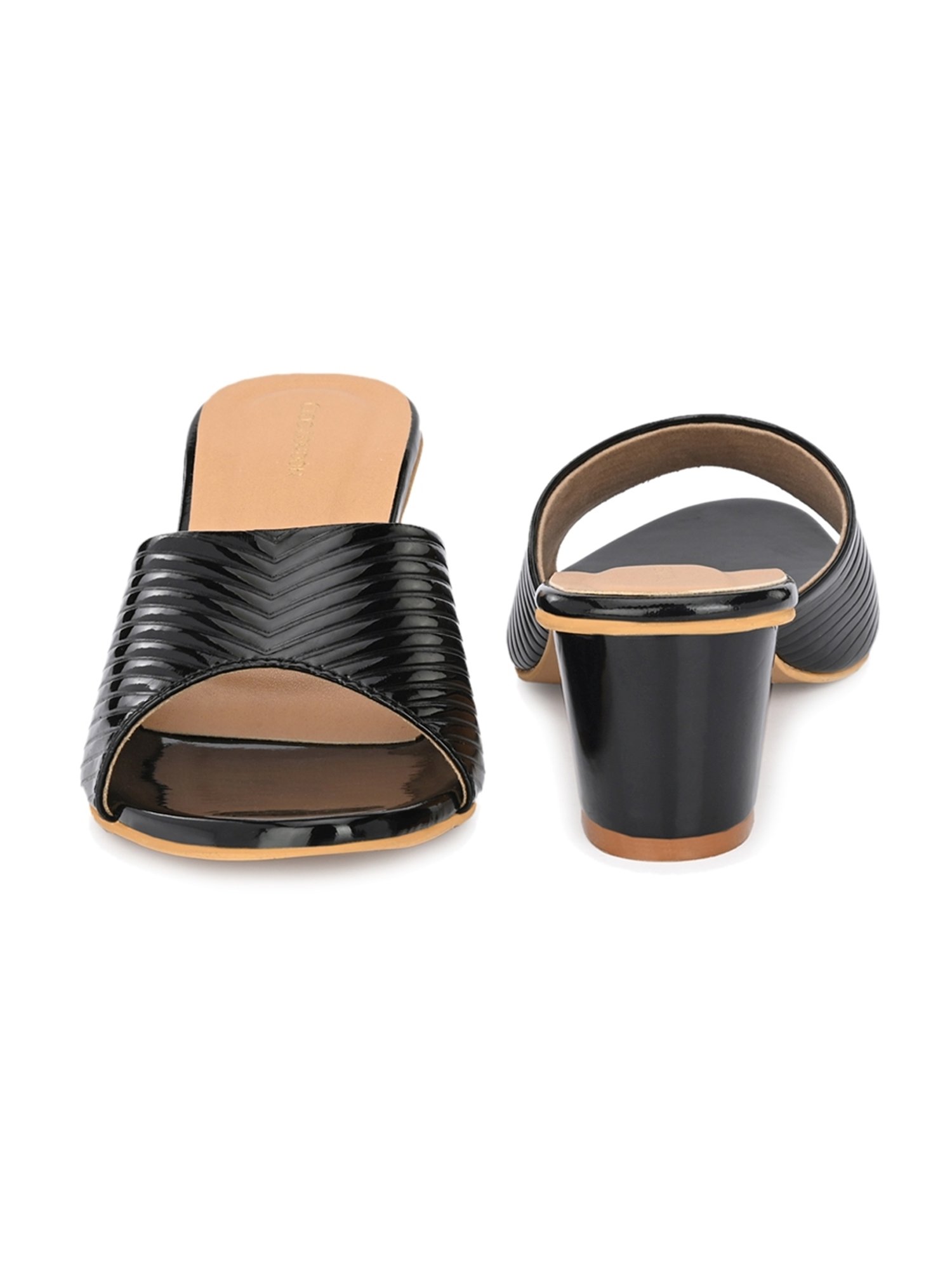 Clog London Women's Black Casual Sandals