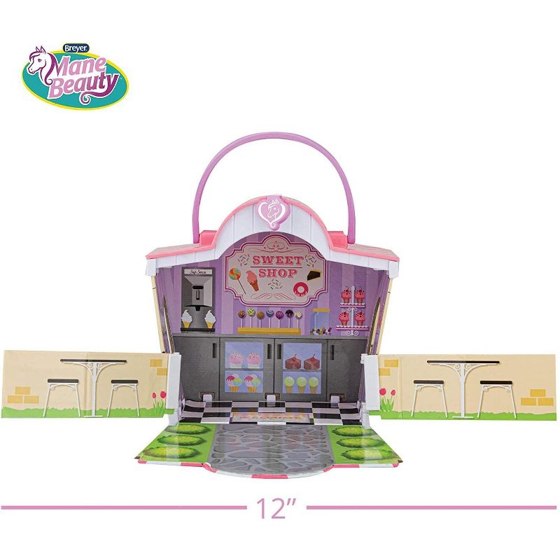 Breyer Animal Creations Breyer Li'l Beauties Fashion Horse Playset  | Sprinkles' Sweet Shop