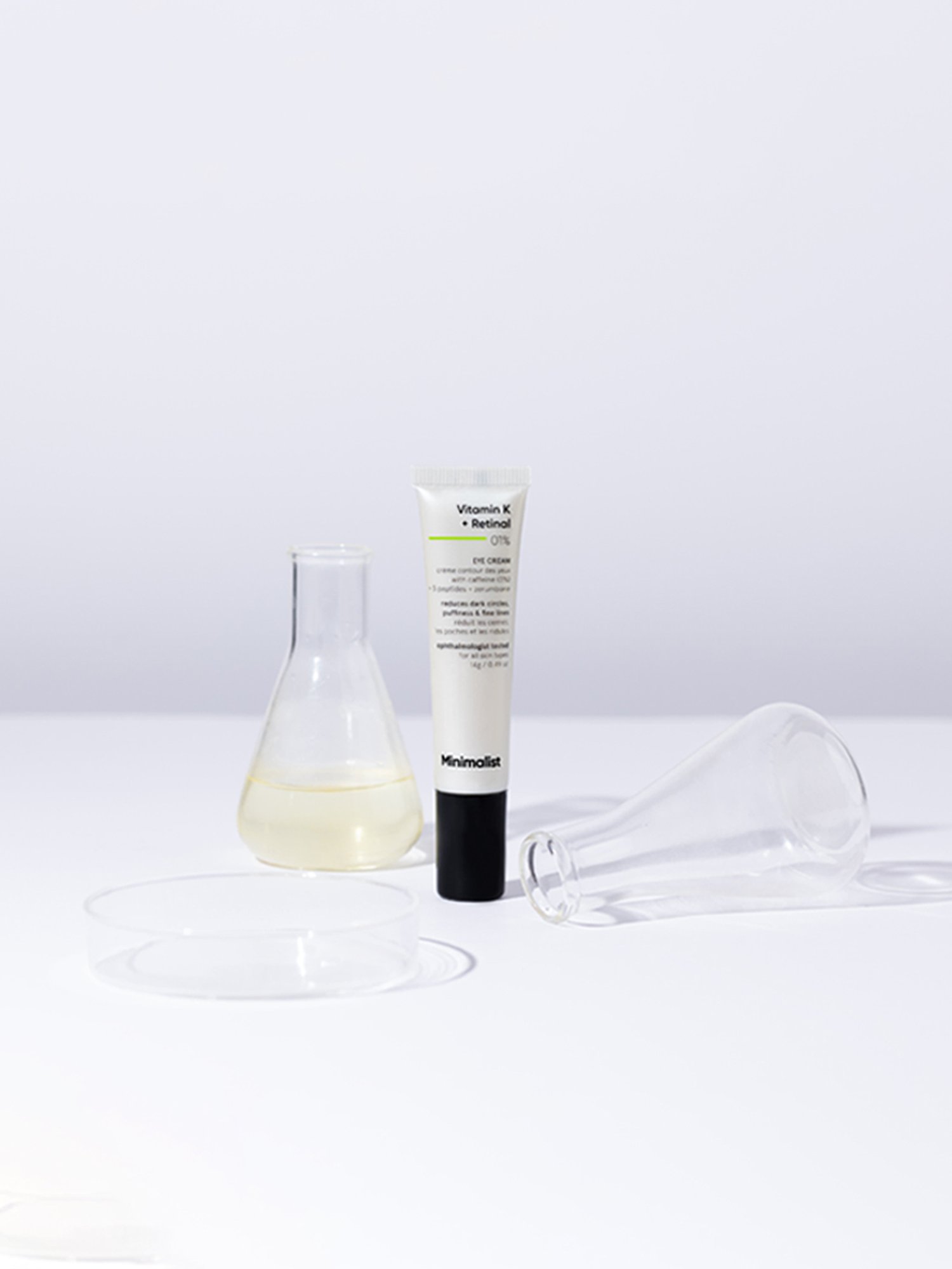 Minimalist Vitamin K + Retinal 01% Eye Cream - 14 gm