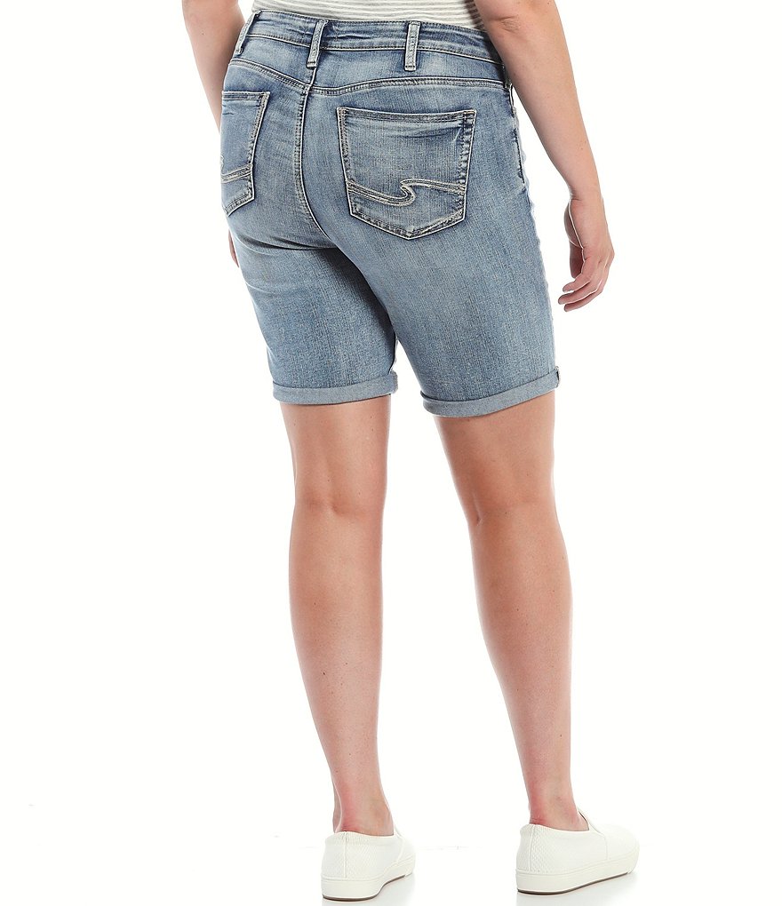 Vince Camuto Plus Size Tencel Drawstring Shorts