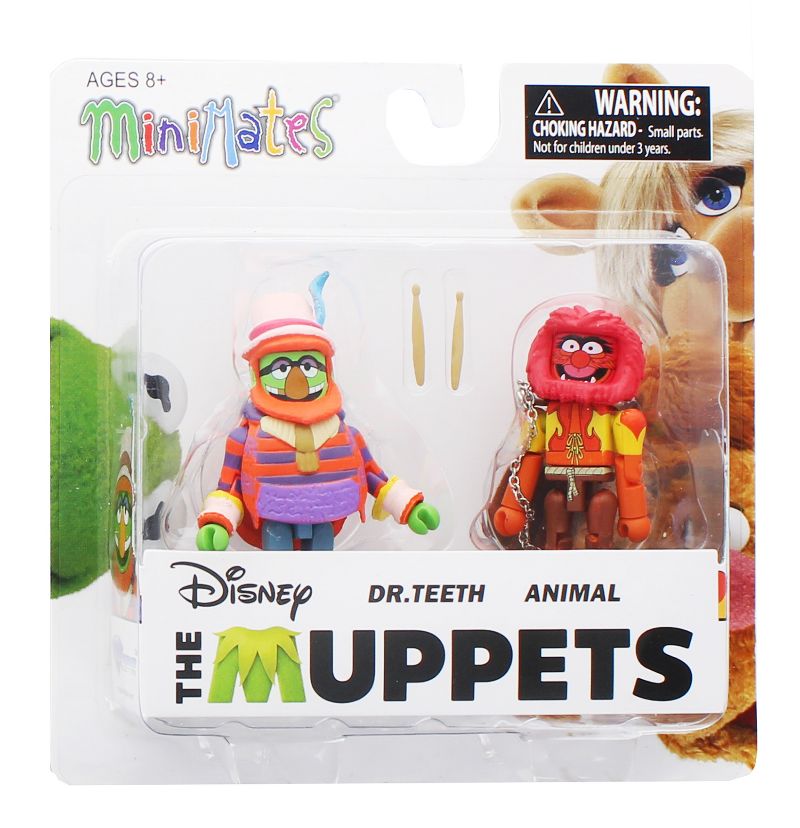 Diamond Comic Distributors, Inc. Muppets Dr. Teeth & Animal 2-Pack Series 2 Mini mates