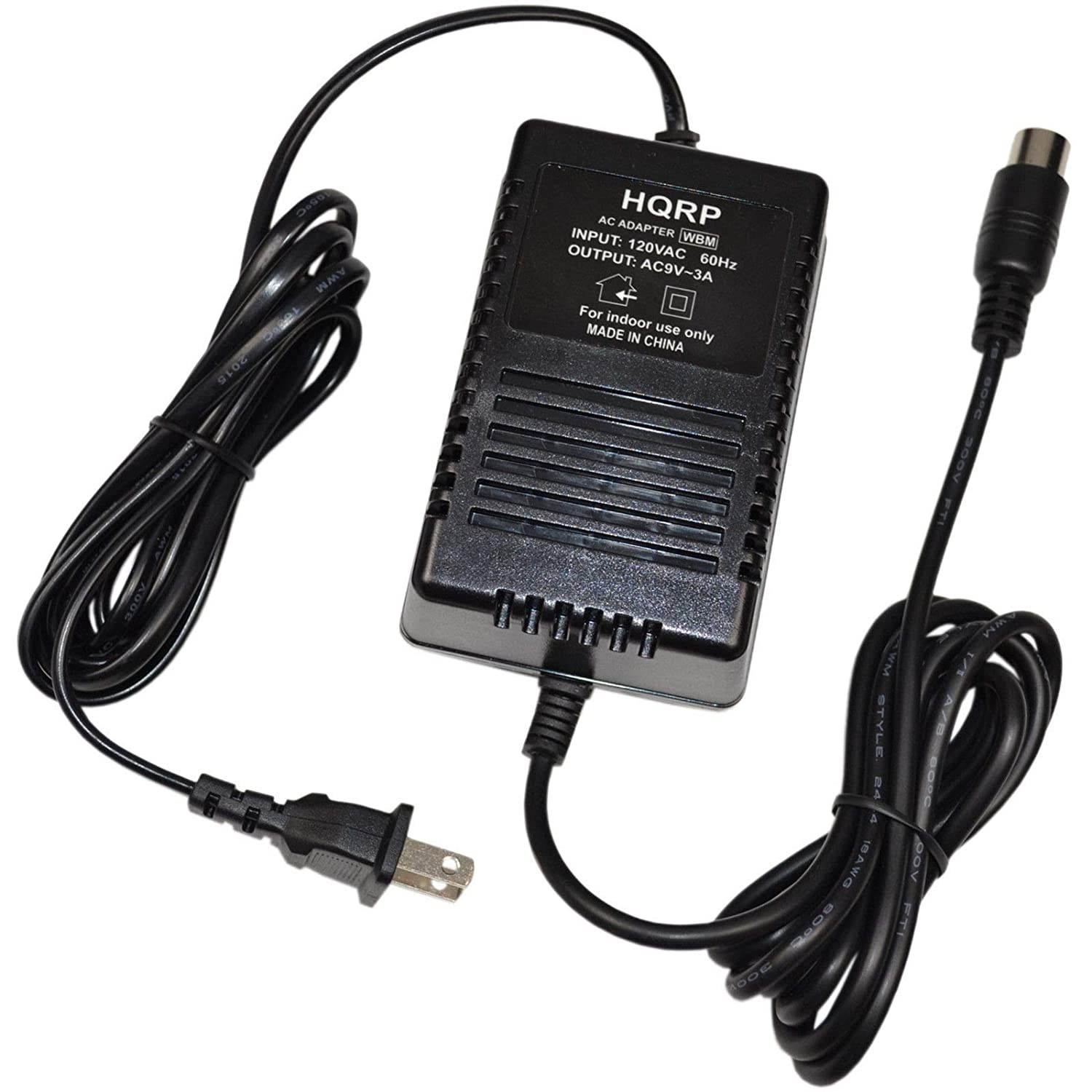 HQRP AC Adapter Compatible with VOX Valvetronix ToneLab, ToneLab SE, ToneLab LE, Power Supply Cord
