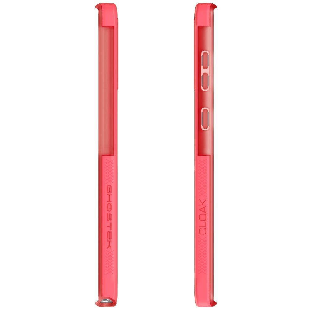 Ghostek Cloak Designed for Samsung Note 10 Case Clear Tough Bumper Protector Cover Luxury Design Supports Wireless Battery Charging Raised Bezel for Extra Screen Protection 2019 Note10 - (Blue/Gold)