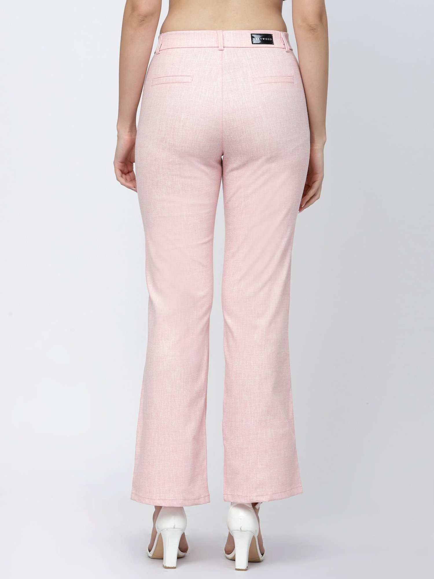 Westwood Pink Relaxed Fit Mid Rise Trousers