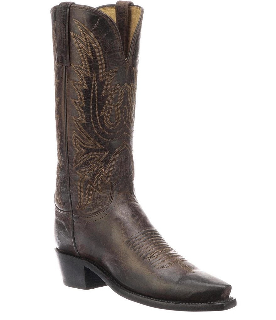 Lucchese Savannah Mad Dog Goat Leather Western Boots