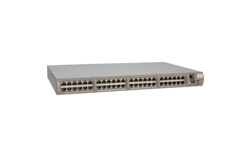 Microsemi 24-Port PoE Midspan, 10/100/1000BaseT, AC Input w/Management, Full power (400W) - 120 V AC, 230 V AC Input - 52 V DC Output