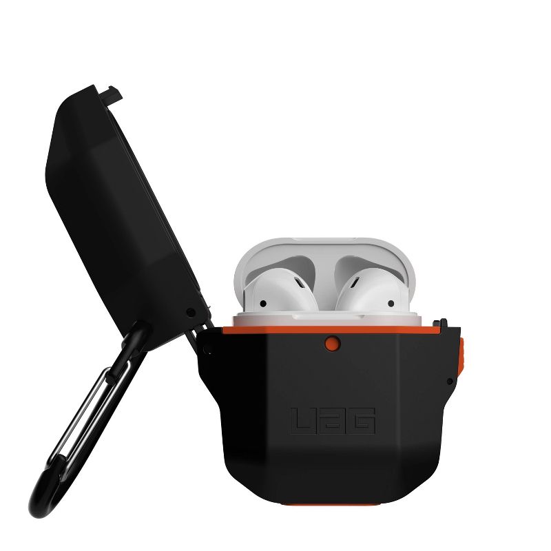 Urban Armor Gear (UAG) Apple Airpods (1st/2nd Gen) Hardcase Case - Black/Orange