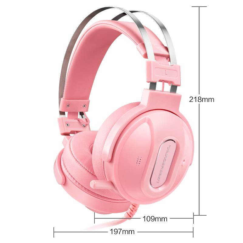 Thunderobot H71 Desert Storm ANC Wired 7.1 Channel 132db High Sensitivity Quad Driver Units Automatic Noise Canceller Gaming Headset - Pink