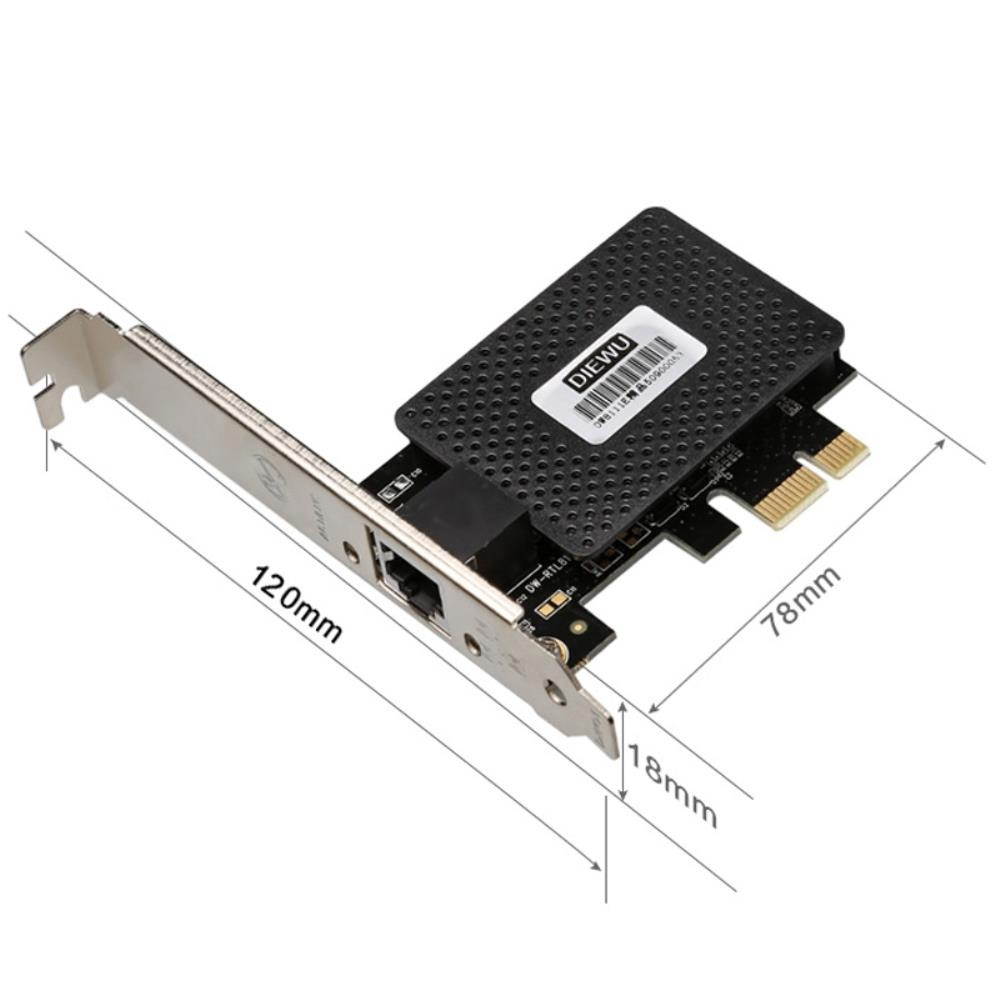 10/100/1000M Gigabit Network Ethernet Express PCI-E LAN Card RTL8111e PCI exprss Gigabit