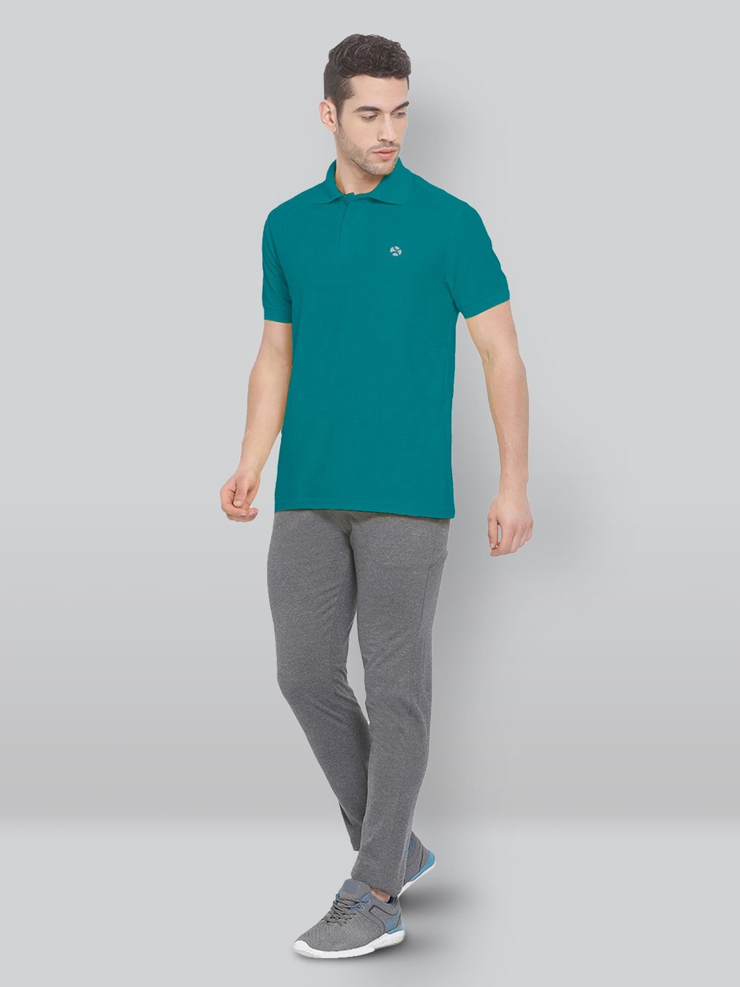 Lux Nitro Turquoise Regular Fit Polo T-Shirt