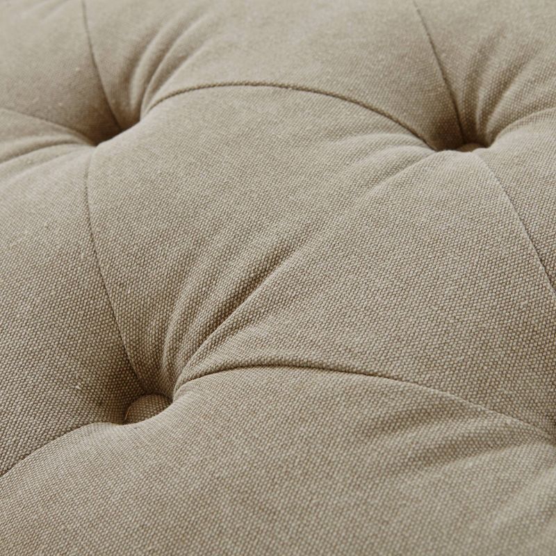 Fortas Mid-Century Modern Fabric Chaise Lounge Gray/Dark Walnut - Christopher Knight Home