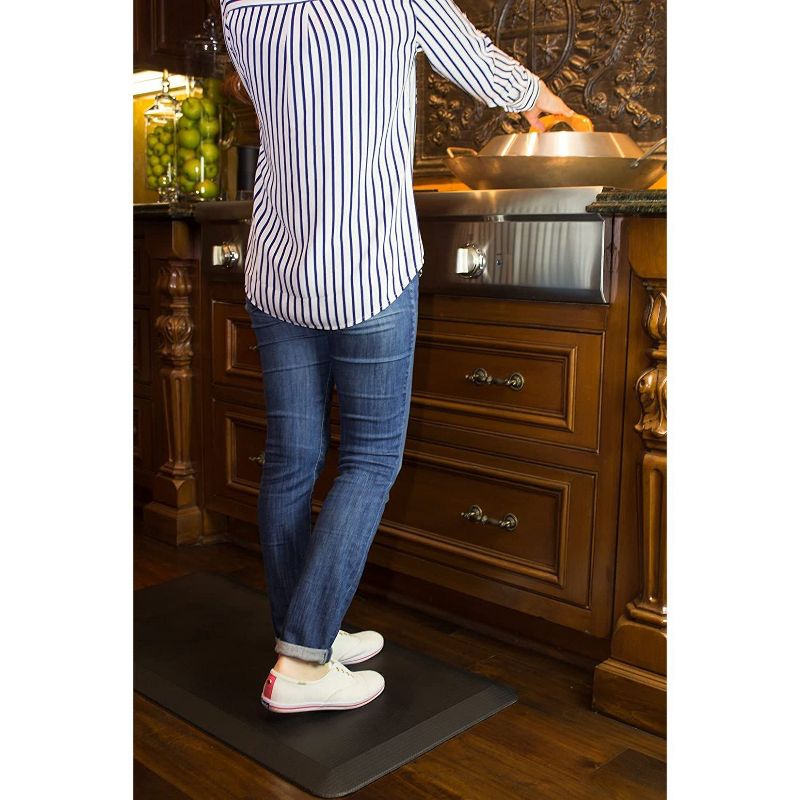 1'2"x2'4" Oval Floor Mat Brown - JumpSport