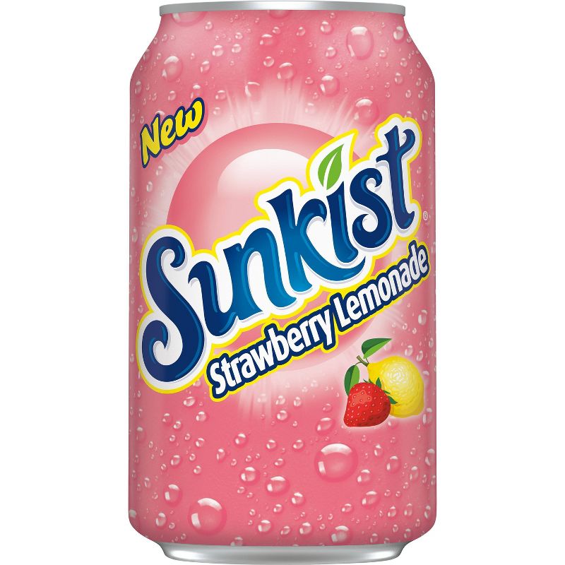 Sunkist Strawberry Lemonade - 12pk/12 fl oz Cans