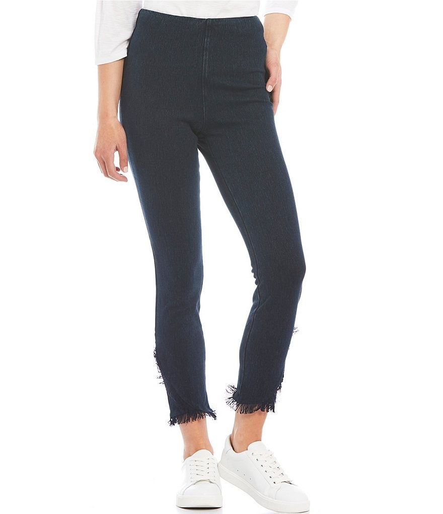 Lysse Fringe Tulip Denim Leggings