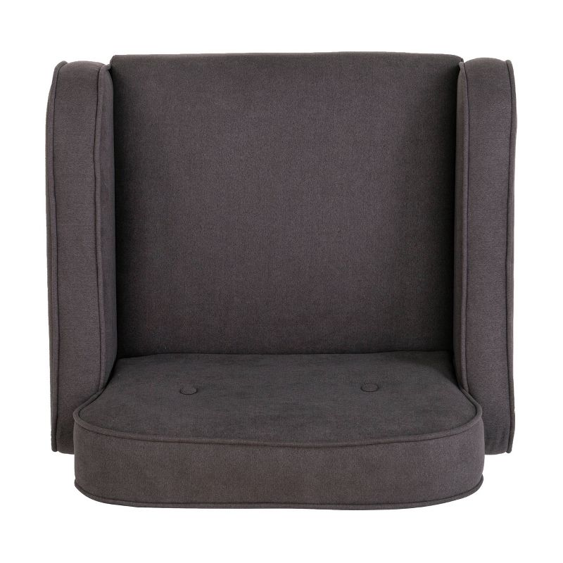 Purmly Upholstered Accent Chair Charcoal/Black - Holly & Martin