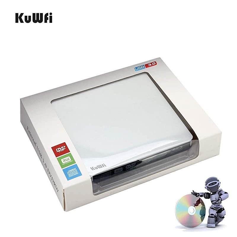 External Blu Ray Drive USB 3.0 Player External CD/DVD Burner/Writer Blu-Ray Portable Drive Optical Drive Support 3D for MAC PC Laptop Notebook