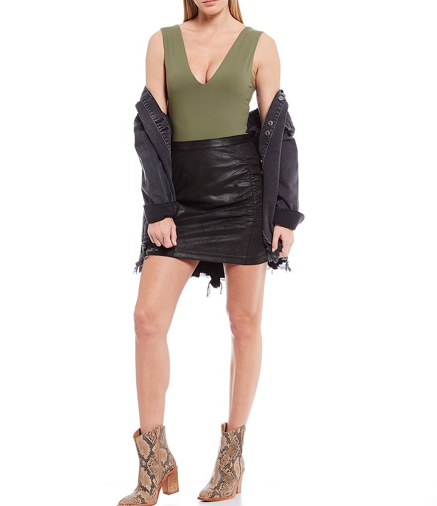 Marc New York Short Sleeve Tie-Dye Jewel Neck Tee