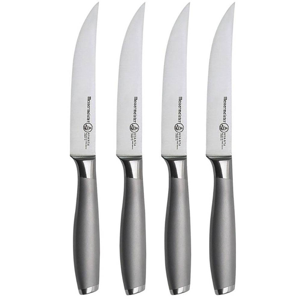 Messermeister Avanta Fine Edge Stainless Steak Knife 4 pc