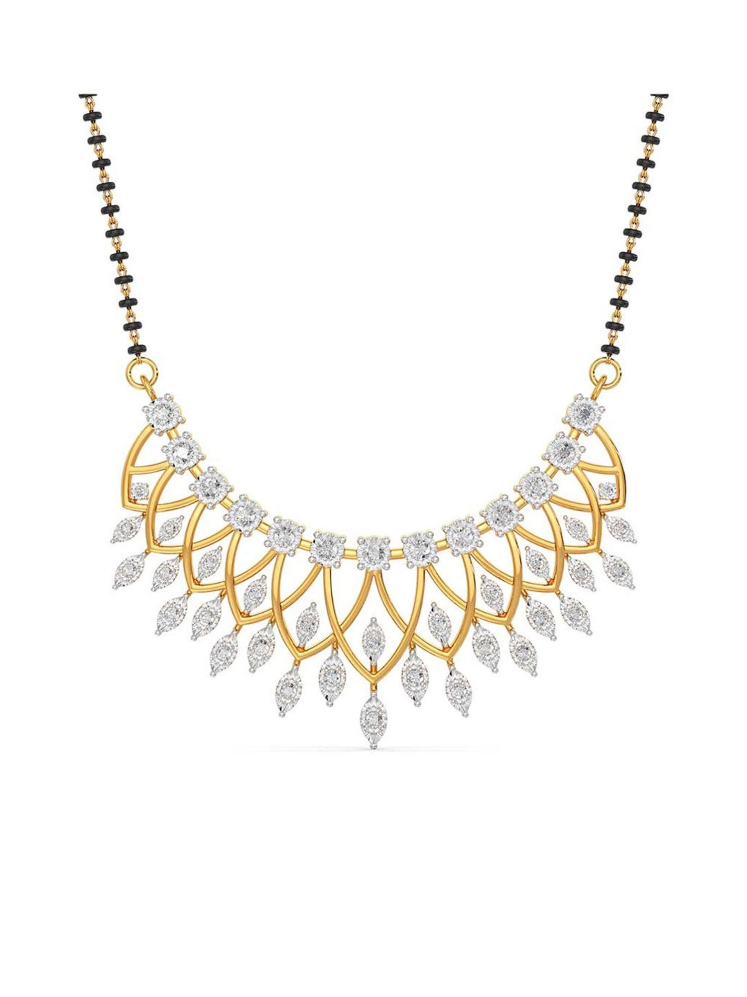 Waman Hari Pethe Jewellers 18k Gold & Diamond Mangalsutra for Women