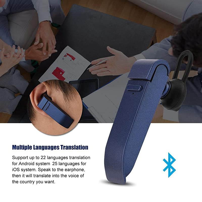 Language Translation Devices Bluetooth MultiLanguage Translator Earphone 16 language translator earpiece with APP for iPhone for Samsung for iPad and More