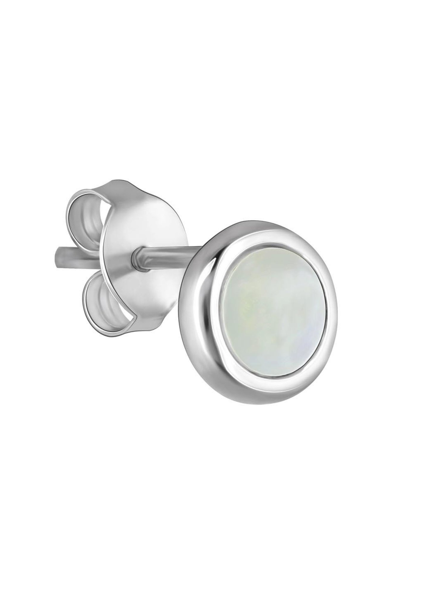 GIVA 92.5 Sterling Silver Full Moon Earrings for Women