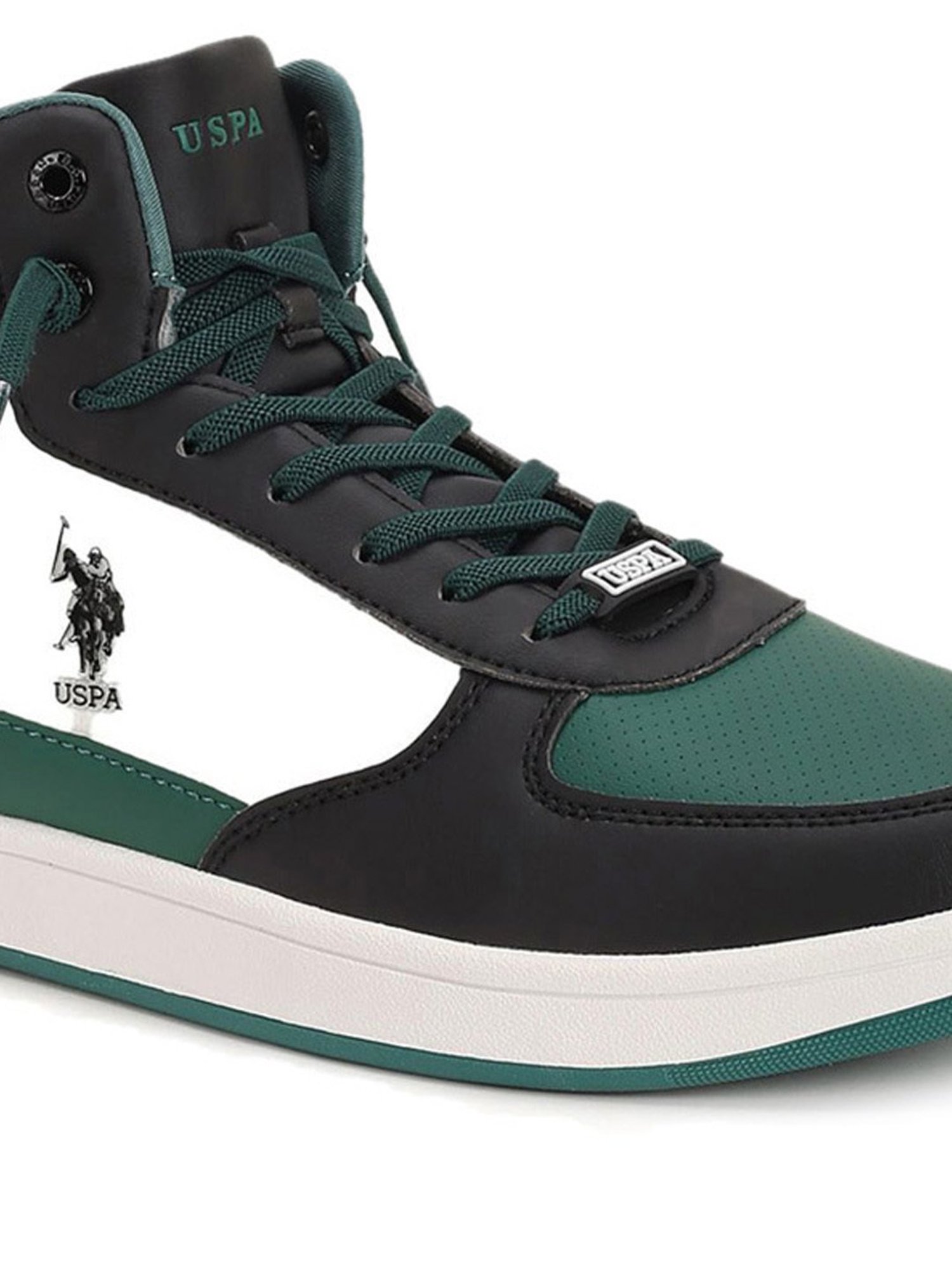 U.S. Polo Assn. Men's MYLES Black Ankle High Sneakers