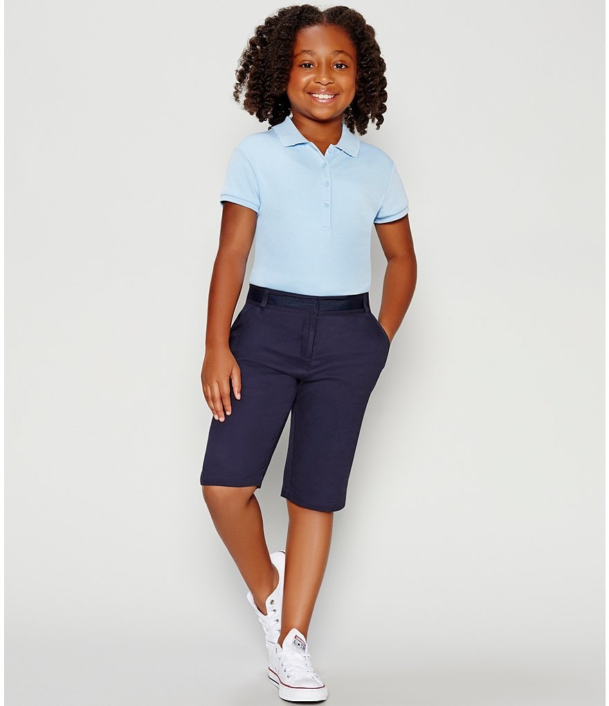 Nautica Big Girls 7-16 Short Sleeve Polo Shirt