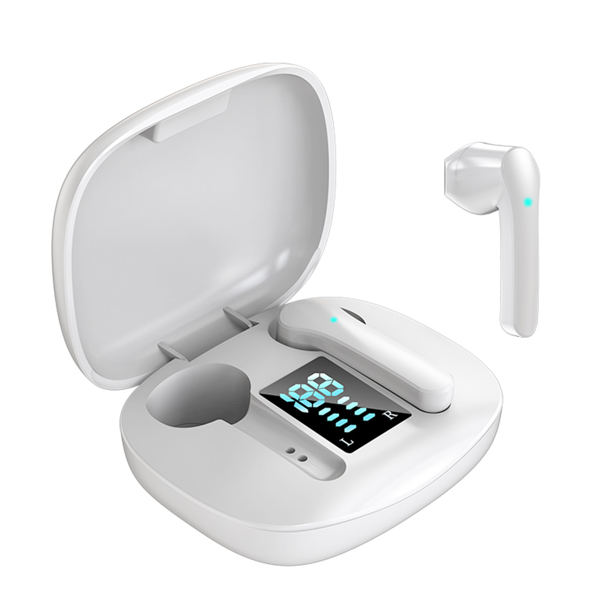 Airpods Silicone Case Cool Cover Compatible for Apple Airpods 1&2 [Cartoon Series][Designed for Kids Girl and Boys] (Angel)