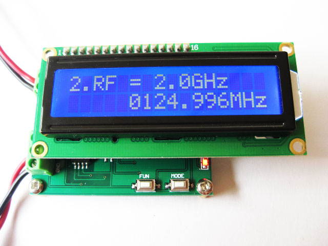 WWH-1pc HZ210 frequency meter high frequency 2MHz-2GHz / low frequency 0-8MHz +  counter