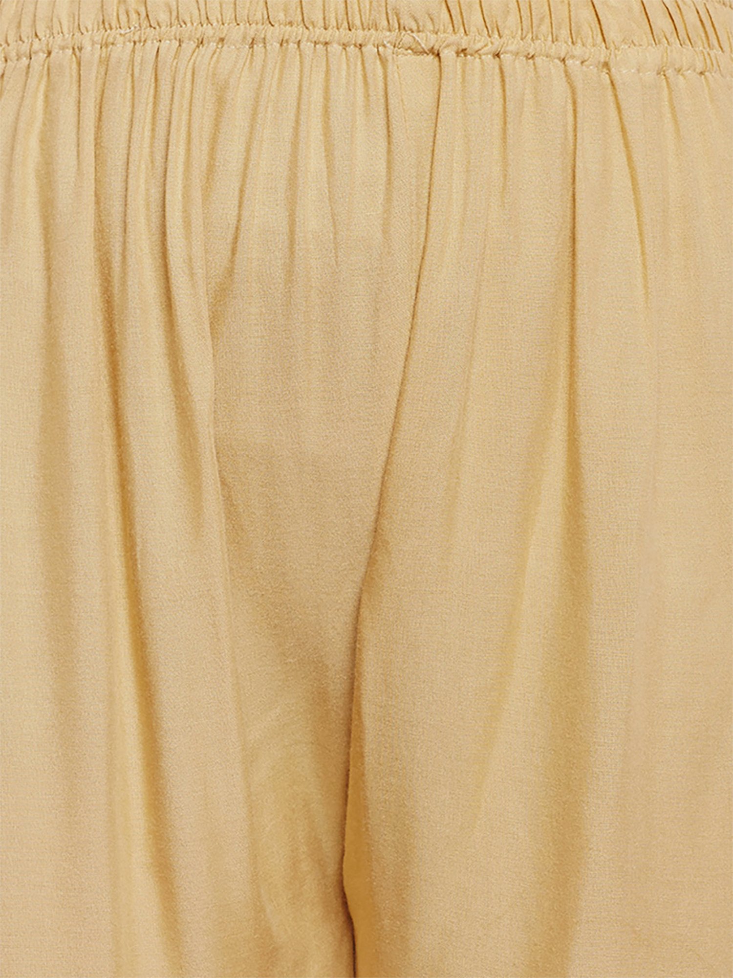 Castle Beige Straight Fit Palazzos