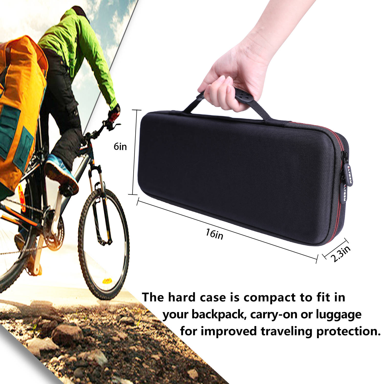 LTGEM Case for Hercules Compact DJControl Starlight Controller - CASE ONLY