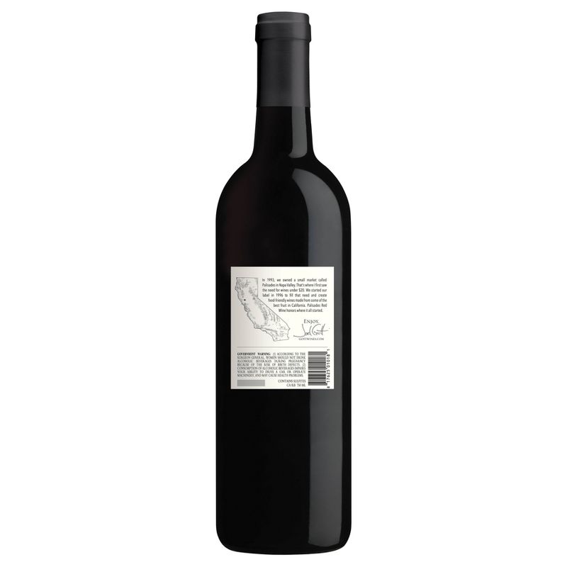 Joel Gott Palisades Red Wine - 750ml Bottle