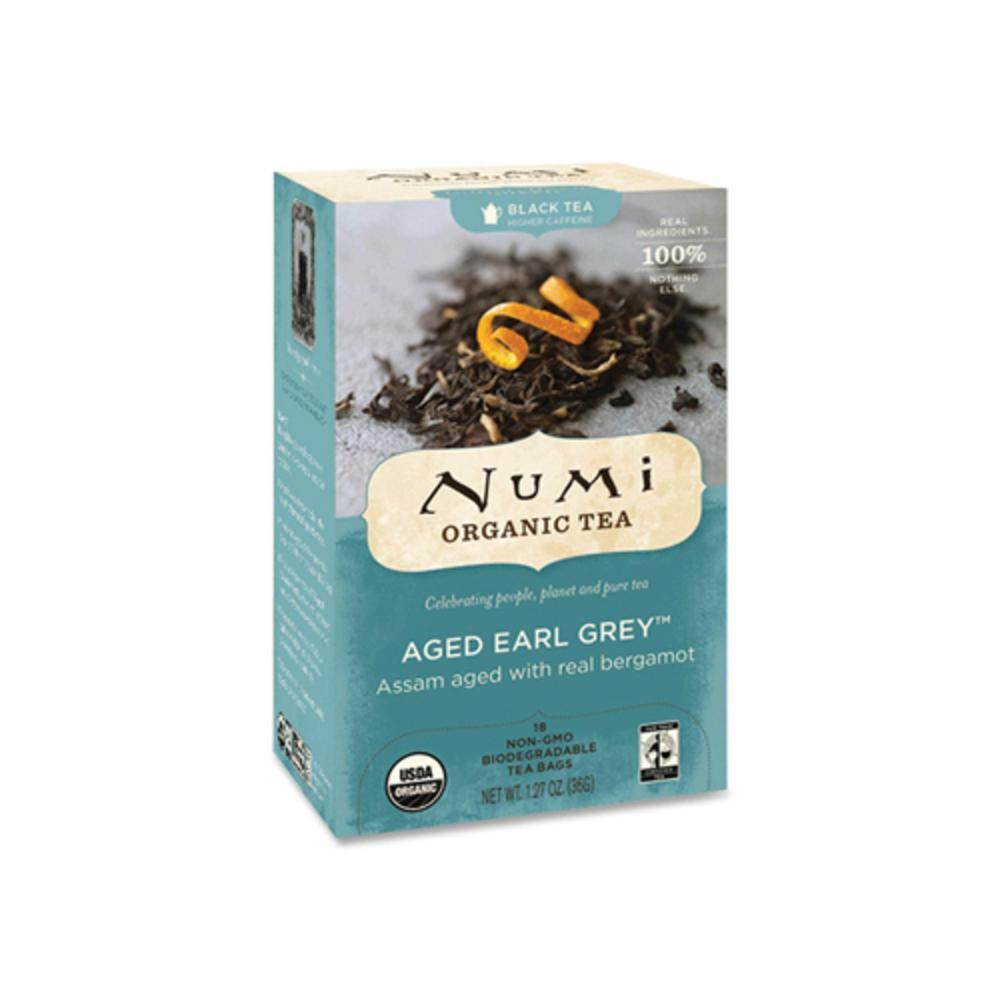 Numi Organic Teas and Teasans 1.27oz Aged Earl Grey 18/Box 10170