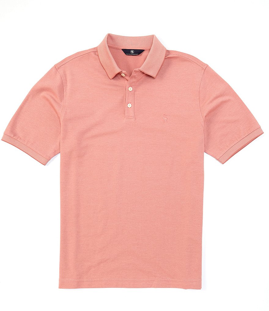 Hart Schaffner Marx Big & Tall Pique Short-Sleeve Polo Shirt