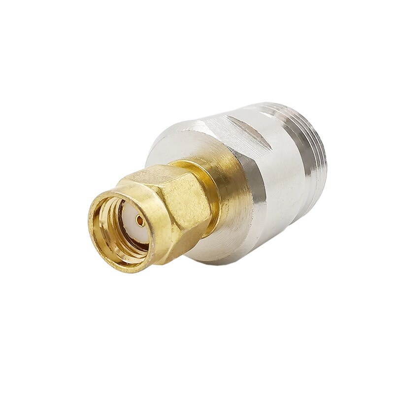 1PCS RP SMA Male to N Female RF Coaxial Adapter RP-SMA Plug to N Type Jack F/M Connector for Wireless Router Antennas