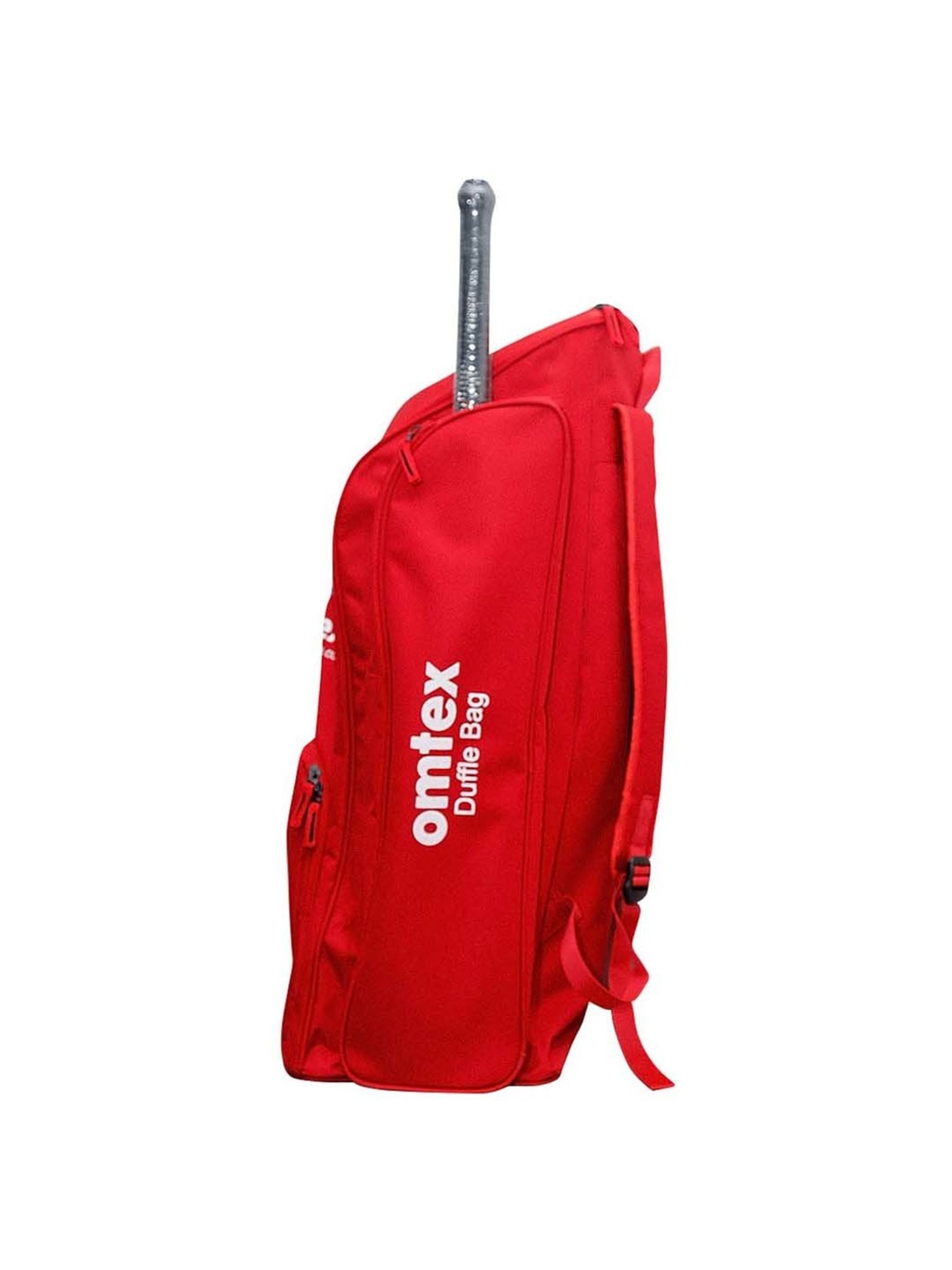 Omtex Red Cricket Duffle Kit Bag for Junior Cricketers